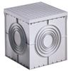POZZETTO QUADRATO GEWISS DX59801 400X400X400 - FONDO PIATTO SFONDABILE E COPERCHIO AD ALTA RESISTENZA 